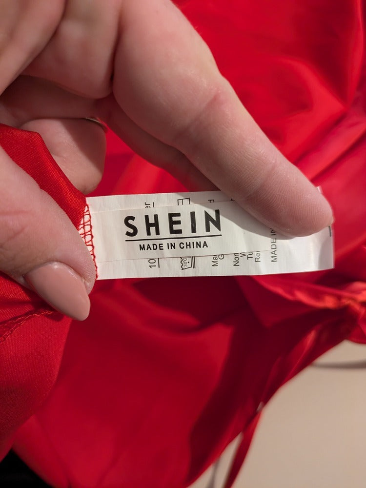 Robe Shein - Xl - Rouge - Chpav-34