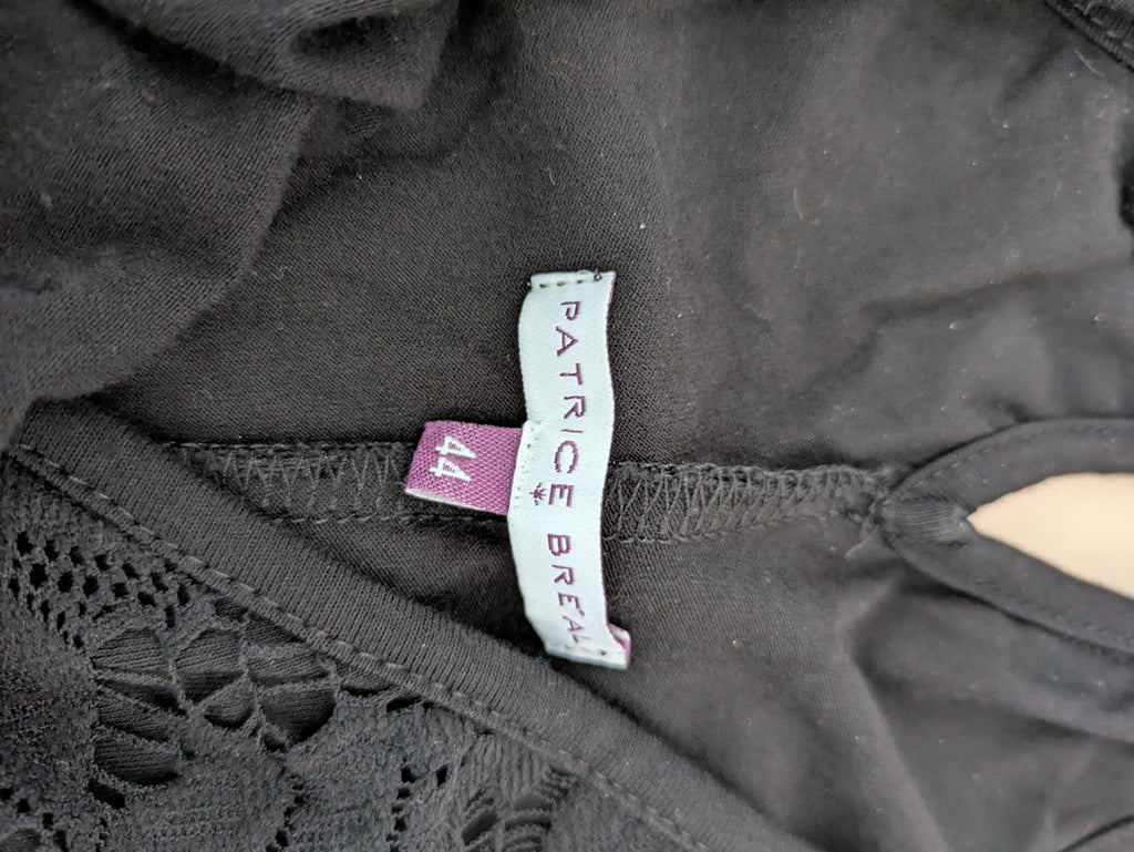 Robe Patrice Bréal - 44 - Noir - Dentelle