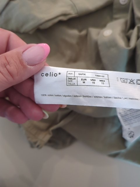 Chemise Celio - M - Kaki - Saaug-72