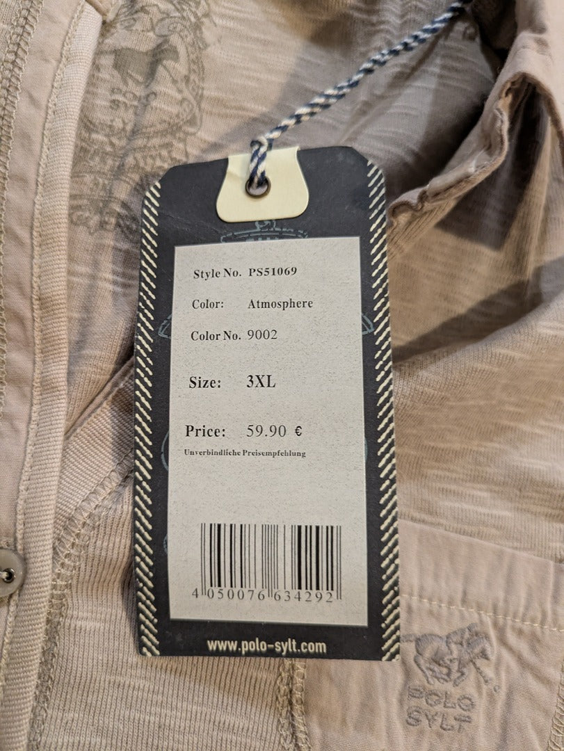 T-shirt Polo Sylt - Xxxl - Gris - Labag-200