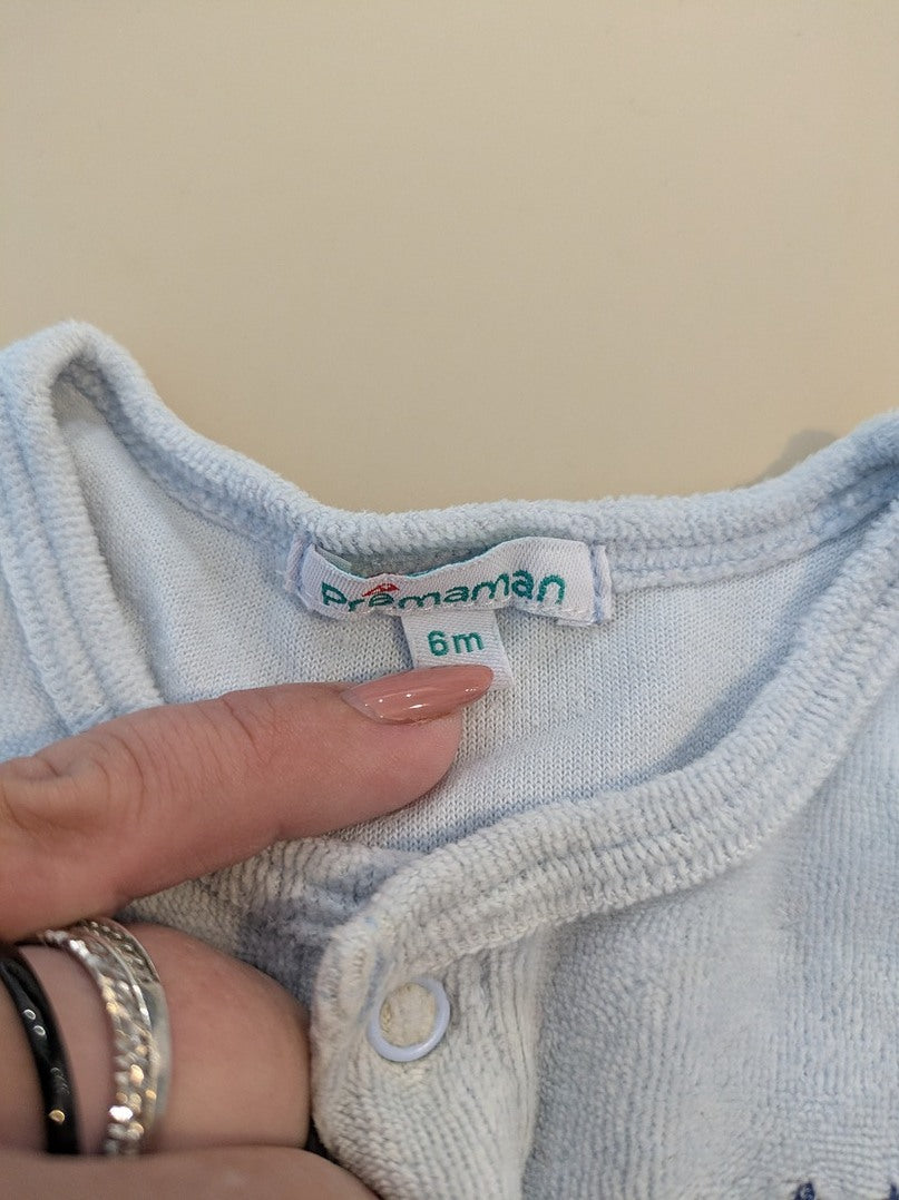 Lot De Vêtements Sucre D'orge - 1-3 Mois - Bleu Clair - Erbul-7