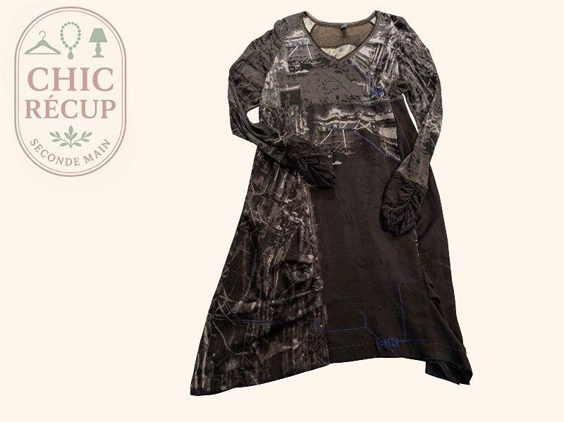 Robe Longue Eva Kayan - Xxl - Noir - Myfed-96