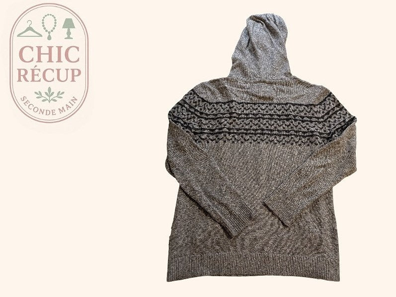 Pull Et Pull A Capuche Hollister - M - Gris - Grdec-11