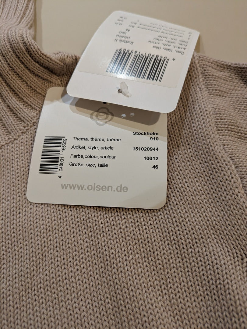 Gilet Zippé Olsen - 46 - Crème - Labag-299