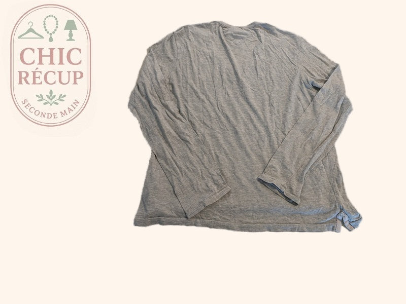 T-shirts À Manches Longues Hilfiger Denim - L - Gris - Elrio-28