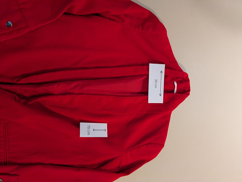 Blazer Camaïeu - M - Rouge - Veste fluide