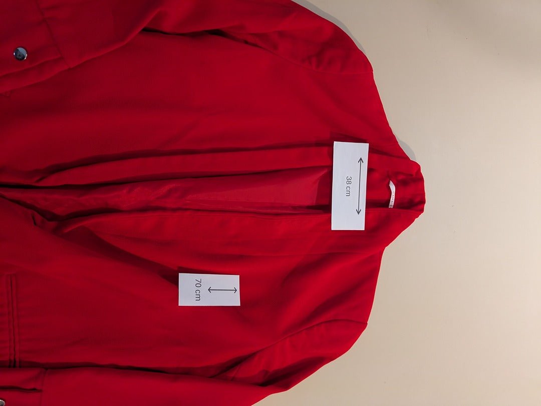 Blazer Camaïeu - M - Rouge - Veste fluide