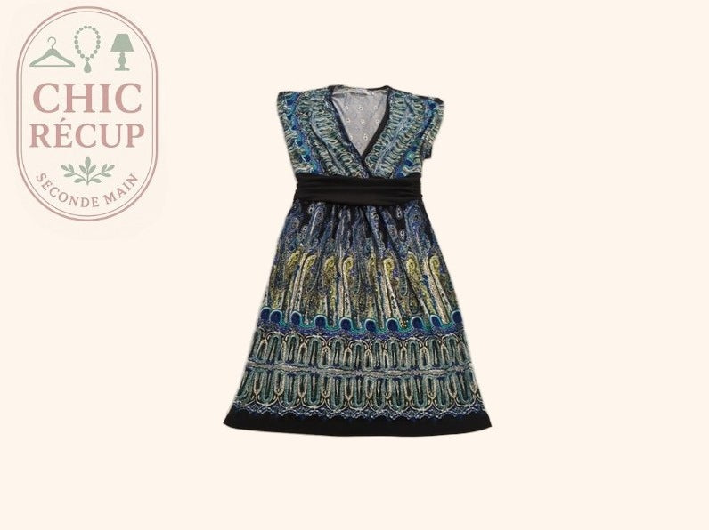 Robe Casual - Bailey Blue - S - Bleu - iscou-24