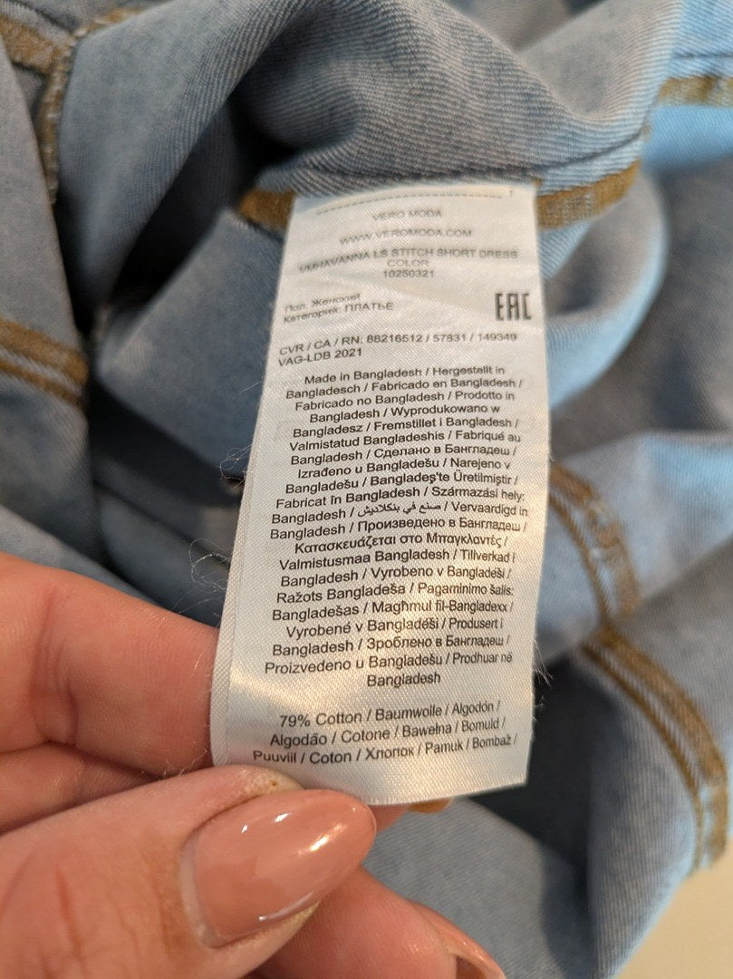 Robe Casual Vero Moda - Xl - Bleu - Myfed-58