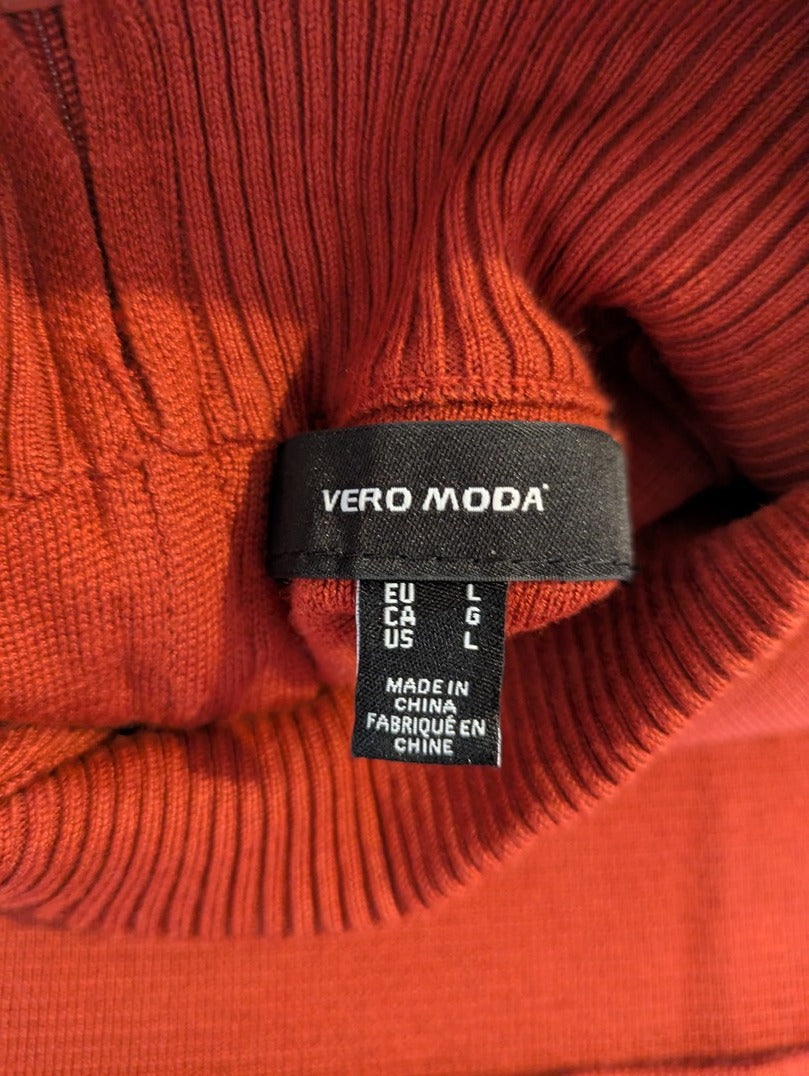 Robe Casual Vero Moda - L - Rouge - Myfed-56