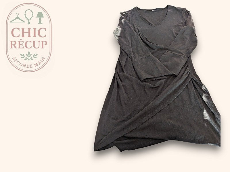 Robe Midi Made In Italy - Xxl - Noir - Myfed-08