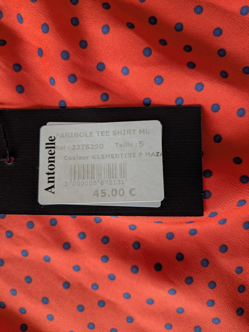 T-shirt manches longues Antonelle - 48 - Rouge