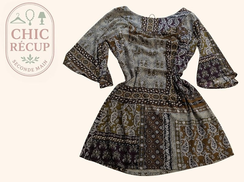 Robe Casual Morgan - L - Marron - Codia-10