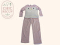 Pyjama deux pièces La Twisty Company - 8 ans - Rose