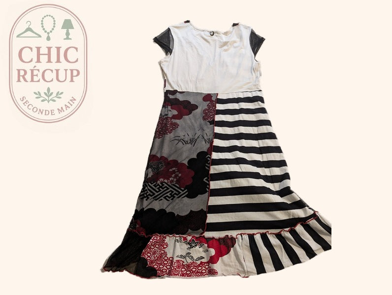 Robe Midi 101 Idees - L - Blanc - Myfed-144