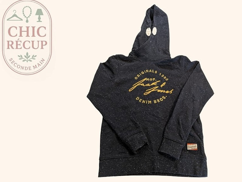 Sweat À Capuche Jack & Jones - 12 Ans - Marine - Olhat-29
