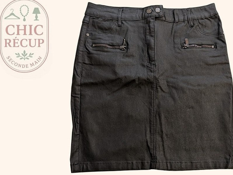 Mini-jupe Mosquitos - 44 - Noir - Codia-02