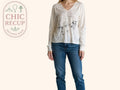 Blouse Manches Longues Dorotennis - Xl - Crème - Labag-167