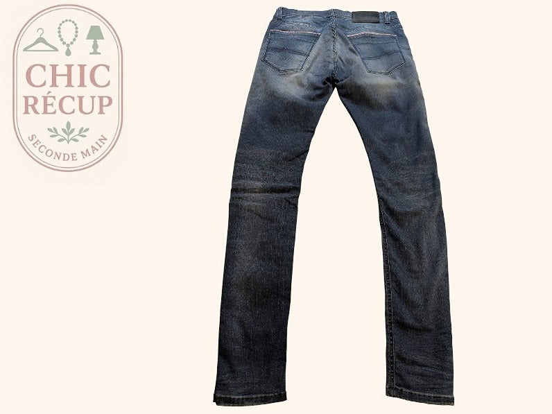 Jeans Slim Sixtyseven - M - Bleu - Denda-03