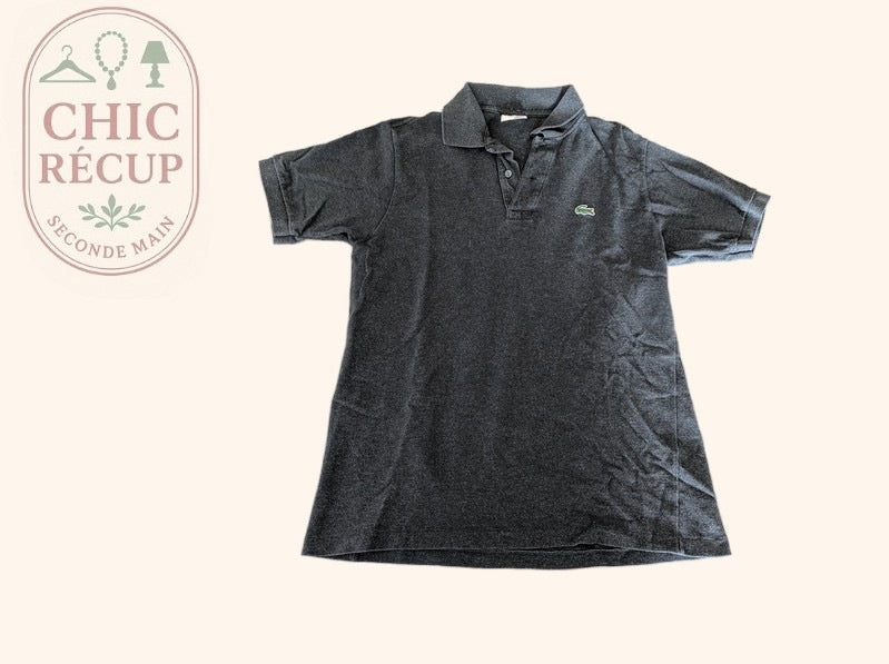 Polo Lacoste - Taille 3 - Gris - Saaug-08