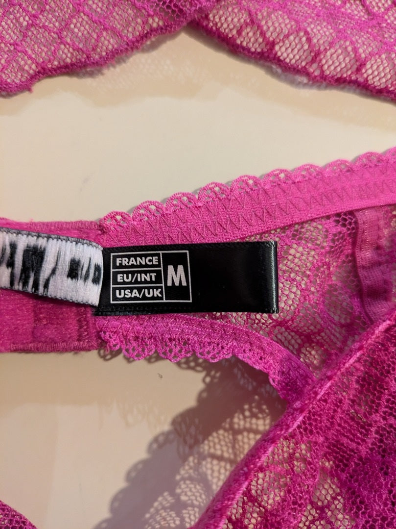 Accessoire De Lingerie Soleil Sucre - M - Fuchsia - Codia-27
