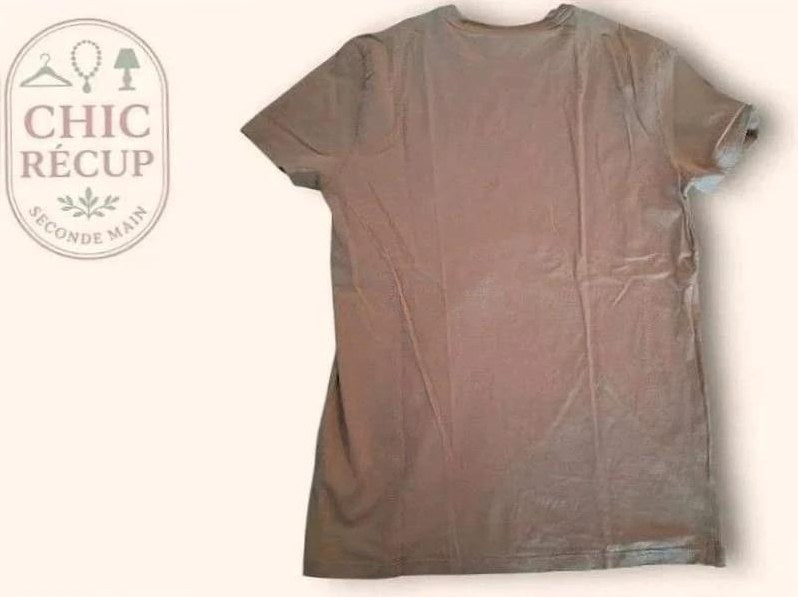 T-shirts Uni Lacoste - S - Crème - Ayzan-59