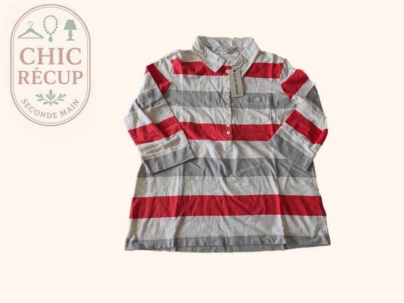 Polo Mat de Misaine - 48 - Rouge - Maeve