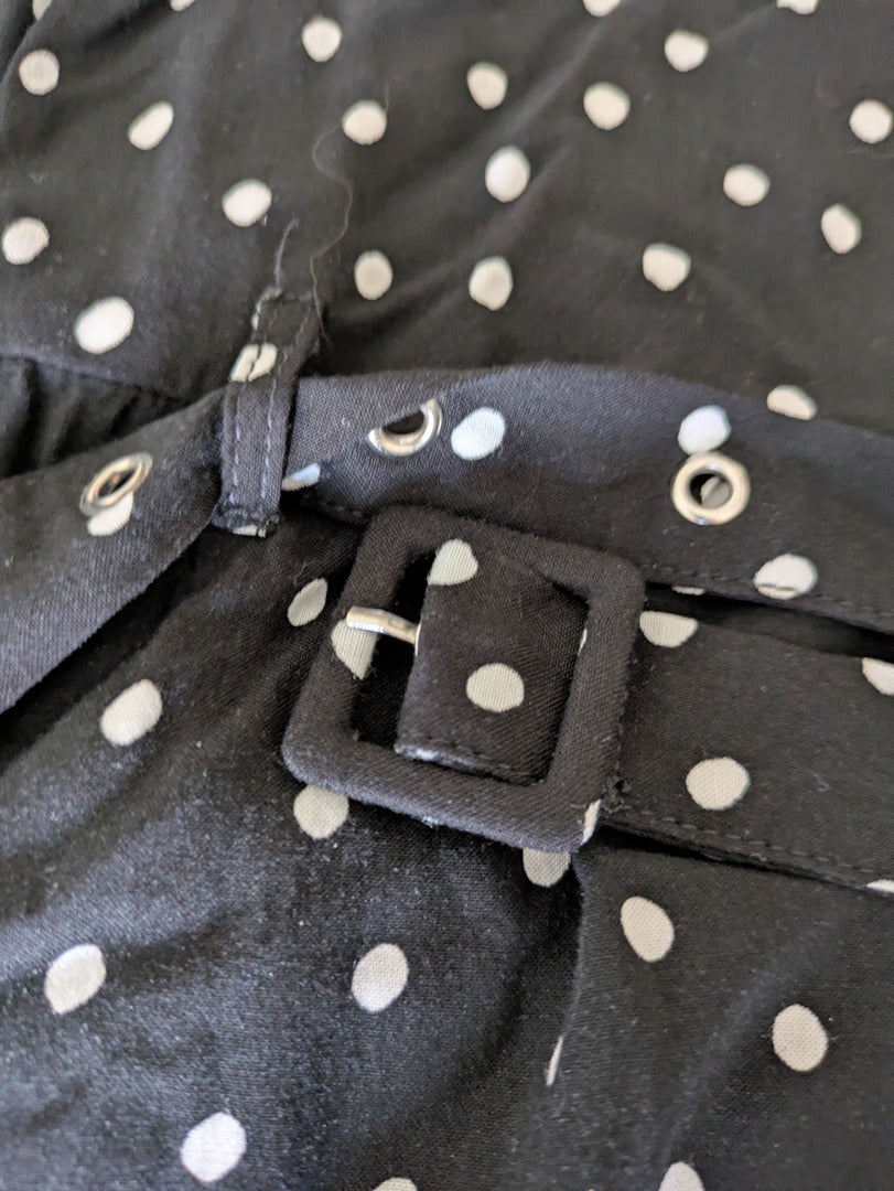 Robe Even&odd - M - Noir - Pois