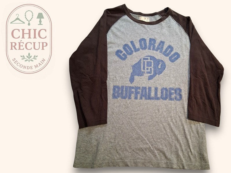 T-shirt À Manches Longues Bershka - M - Gris - Olmar-24