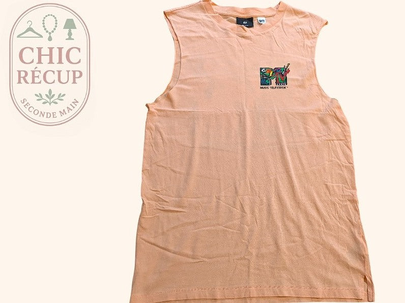Débardeur H&m - S - Corail - Shbad-43