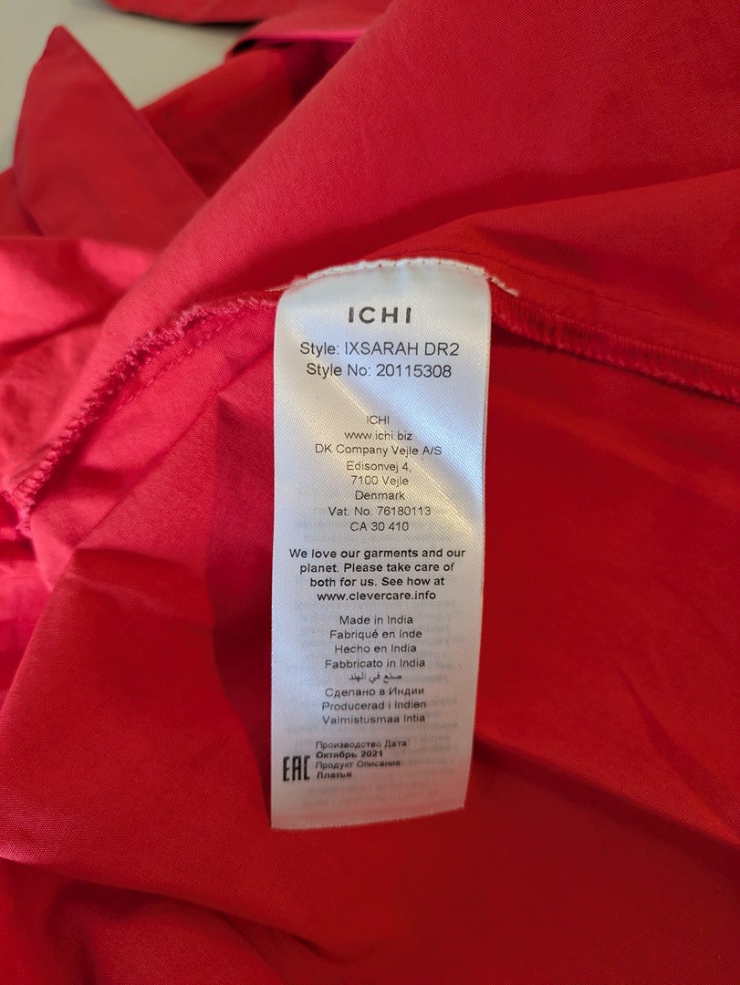 Robe Midi Ichi - 42 - Rouge - Myfed-164