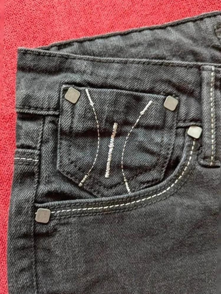 Jeans Évasé Chelly Jeans - S - Noir - Luvio-8
