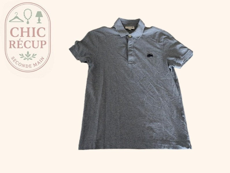 Polo Lacoste - S - Gris Bleu - Saaug-06