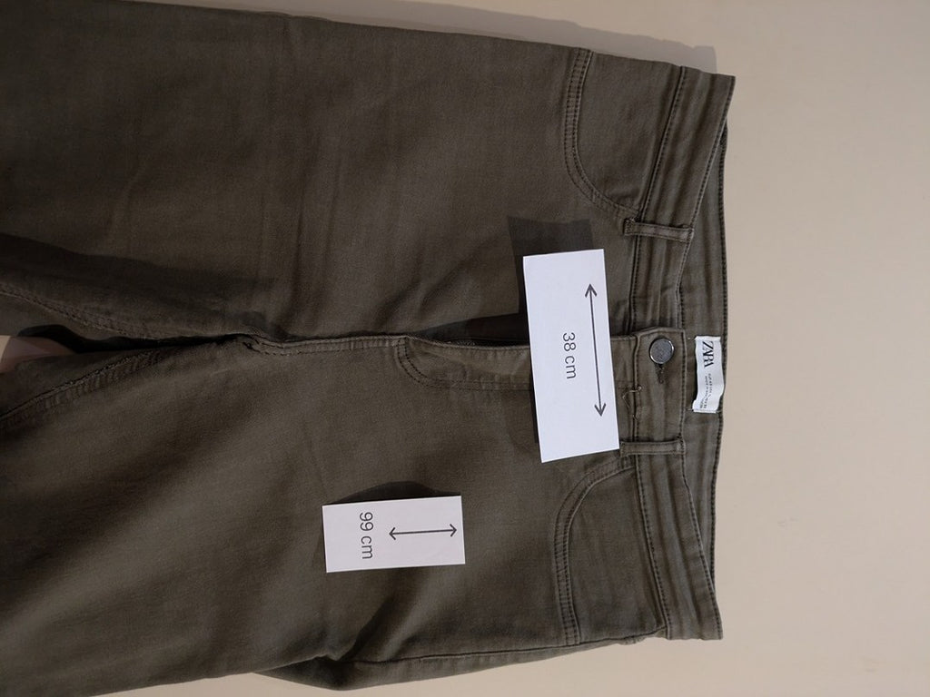 Jeans Skinny Zara - 42 - Kaki - Paval-54
