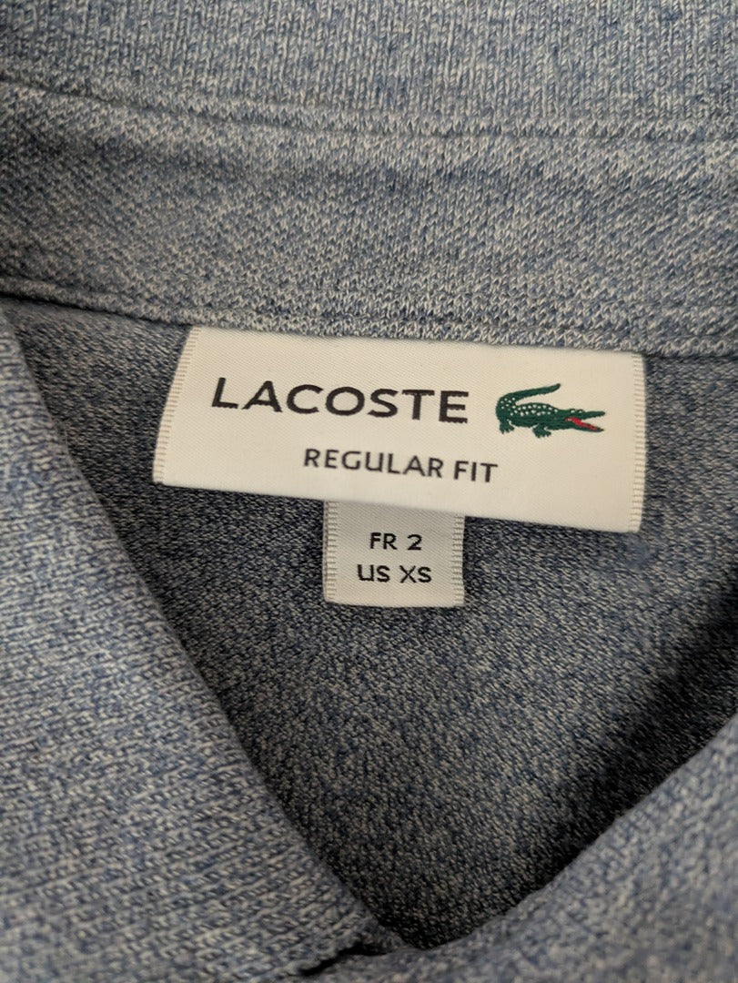 Polo Lacoste - S - Gris Bleu - Saaug-06