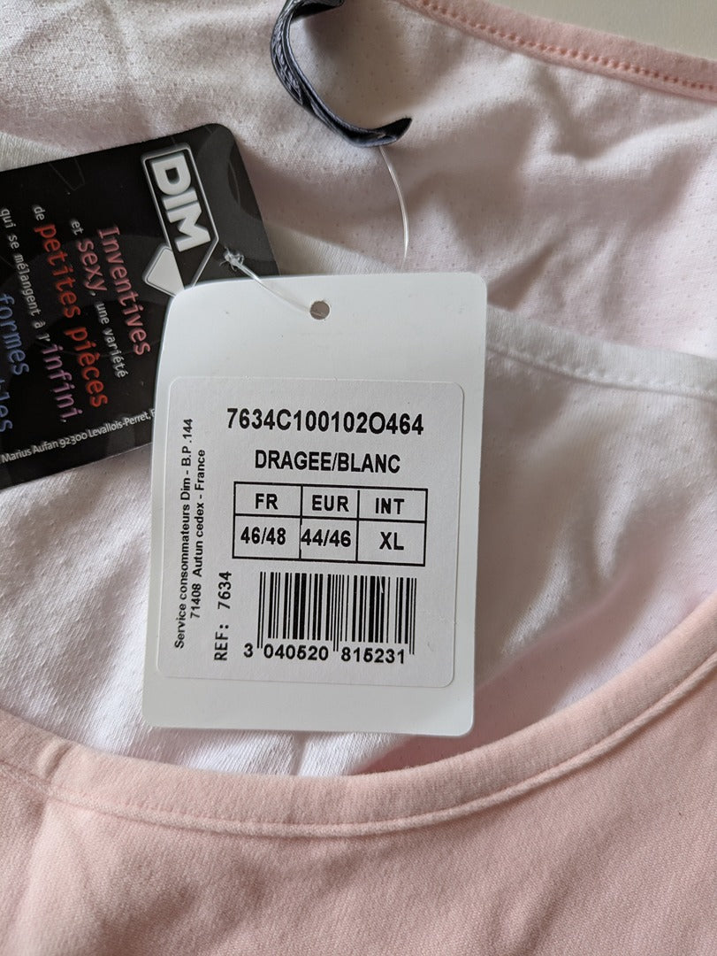 Débardeur Dim - Xl - Rose - 7634