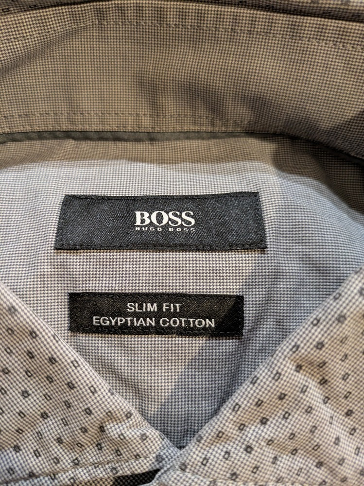 Chemise Unies Hugo Boss - M - Gris - Malab-14