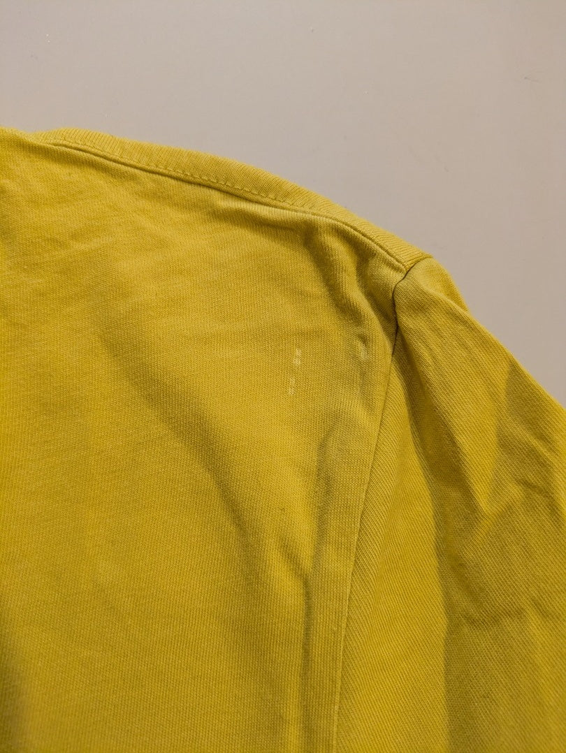 T-shirt Unis Champion - L - Jaune - Thgag-14
