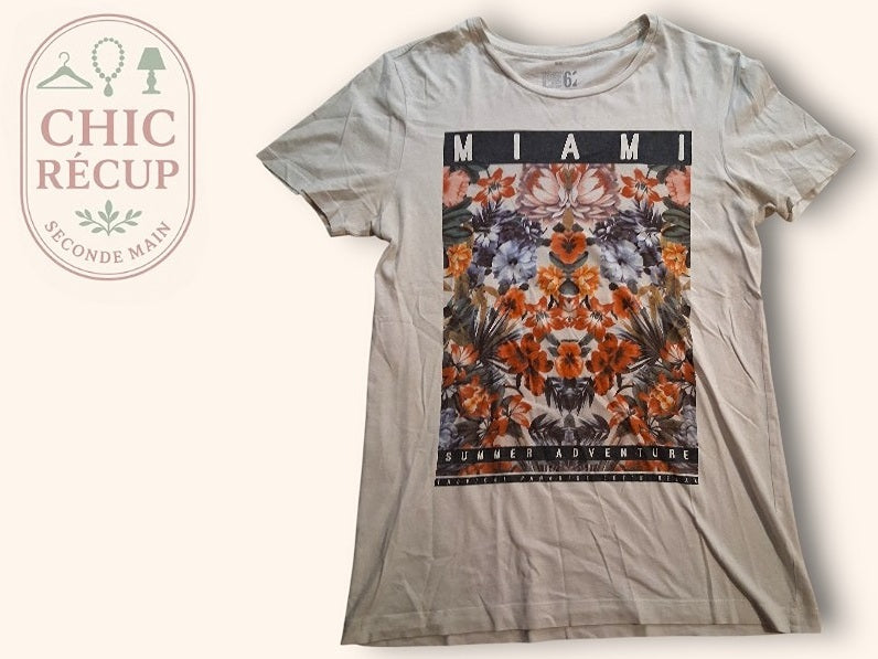 T-shirt Imprimé We - M - Blanc - Olmar-23