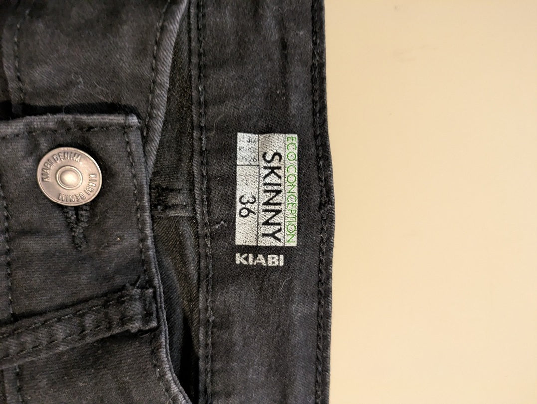 Jeans Droit Kiabi - 36 - Noir - Mache-25