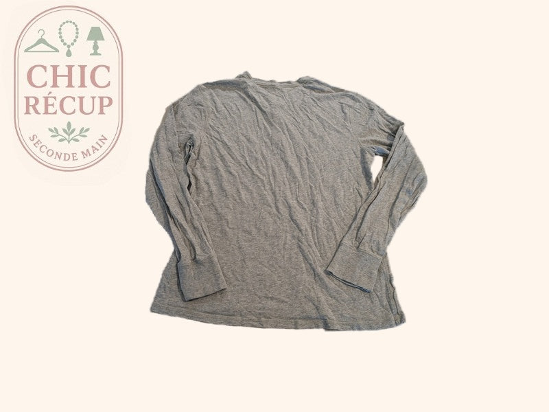 T-shirt À Manches Longues Joe Fresh - M - Gris - Elrio-29