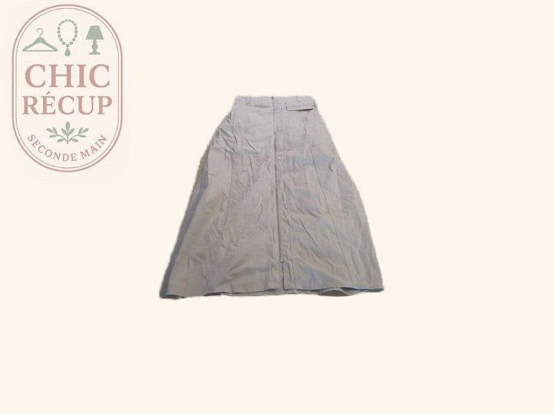Jupe longue - Calliope - Taille unique - Gris perle - Gokd52824pzw