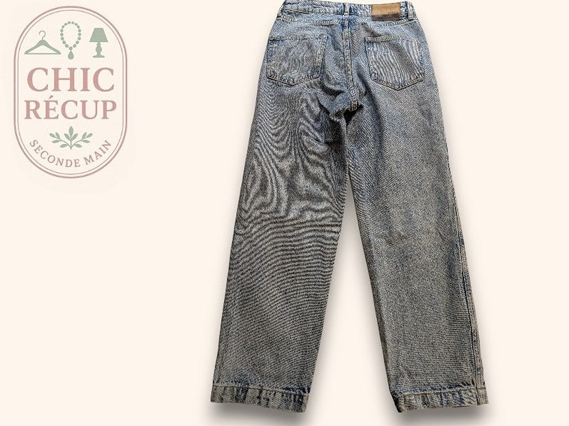 Jeans Coupe Droite Mng - S - Bleu Clair - Malab-6