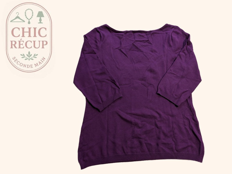 Blouse ¾ Etincelle - Taille 6 - Violet - Labag-211