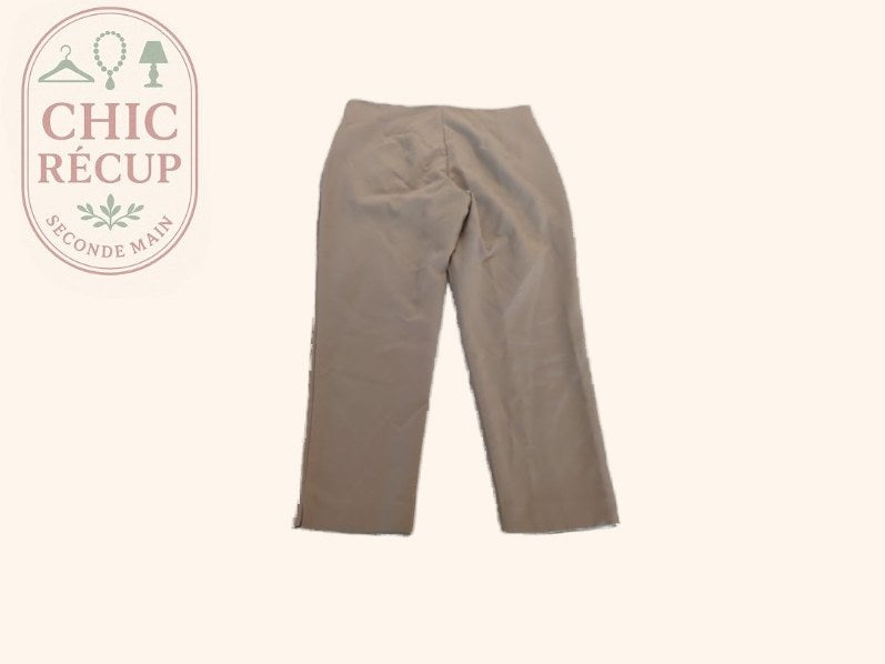 Pantalon Ajusté - C&a - Fr 48 - Crème - Ampri-66