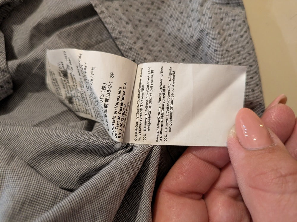 Chemise Unies Hugo Boss - M - Gris - Malab-14