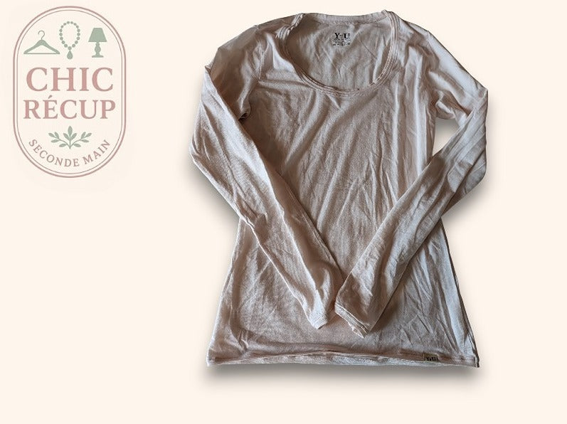 Blouse Manches Longues You - S - Blanc - Brhal-77