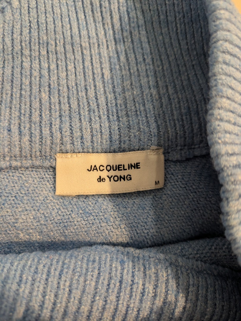 Pull col V Jacqueline de Yong - M - Bleu ciel