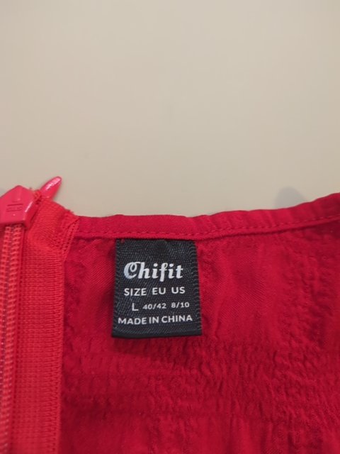 Robe - Chifit - L - Rouge - Ampri-59