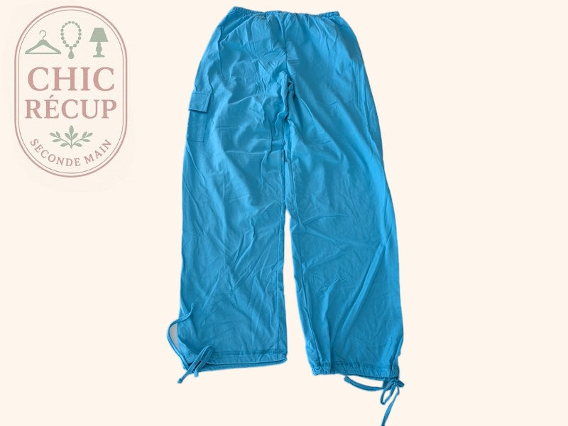 Pantalon cargo sans marque - 42 - Light-blue - C.i.f.a